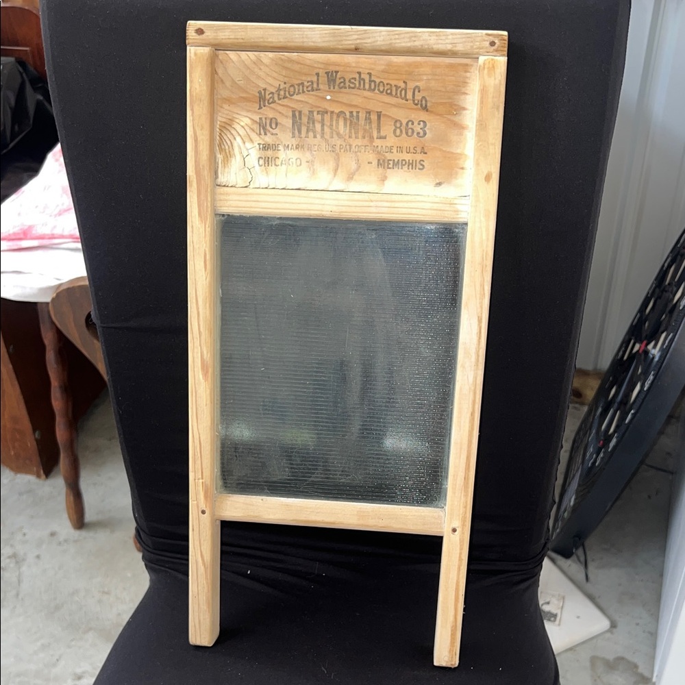The Glass King Lingerie Washboard National Washboard Co. No. 863 - Picture 1 of 4
